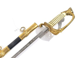 U.S. Navy ceremonial sword made by Toledo Spain, good condition