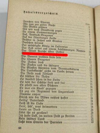 "VDA Lieder" 47 Seiten, sehr guter Zustand