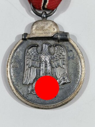 Medaille Winterschlacht im Osten am Band. Im Bandring Hersteller "6" für Fritz Zimmermann, Stuttgart