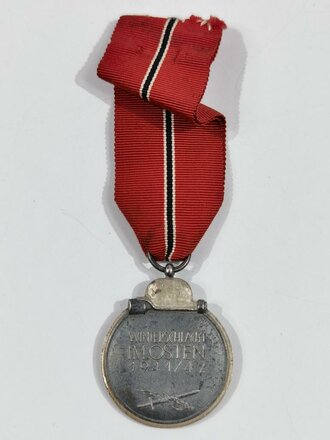 Medaille Winterschlacht im Osten am Band. Im Bandring Hersteller "6" für Fritz Zimmermann, Stuttgart