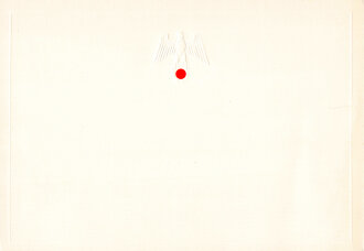 Glückwunschurkunde der NSDAP "Zu der Geburt...