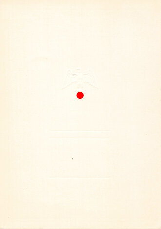 Glückwunschurkunde der NSDAP "Zu Ihrer...