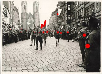 Foto Hitler Jugend aus einem Album ausgeschnitten "...