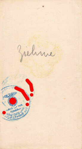 Winterhilfswerk, Türplakette November 1935, 75 x 135mm