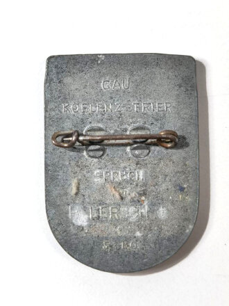 Winterhilfswerk Gau Moselland, Metallabzeichen Freies...