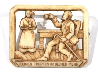 Winterhilfswerk Pommern, Kunststoffabzeichen Keinen Tropfen im Becher mehr