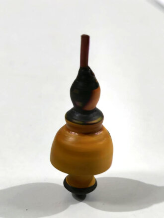 Winterhilfswerk Reichsstraßensammlung, Holzkreisel, Frau als Clown