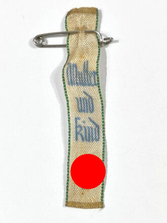 Hilfswerk Mutter und Kind,  Seidenwebabzeichen, Tag der deutschen Rose