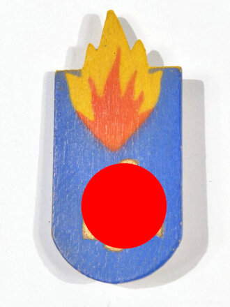 NS Volkswohlfahrt, Abzeichen aus Holz, Opferflamme