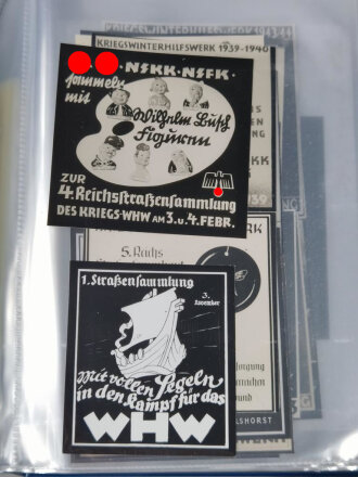 Winterhilfswerk, 4 Sammelordner voll Reprofotos, Fotos...