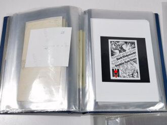 Winterhilfswerk, 4 Sammelordner voll Reprofotos, Fotos von Sammlungen, Belege von Nachkriegstreffen usw..