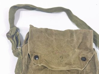 Tschechoslowakei 2.Weltkrieg , Tasche für die Gasmaske, stark getragen