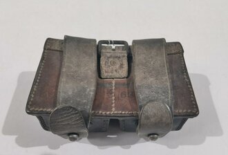 Tschechoslowakei 2. Weltkrieg, Patronentasche M24 datiert 1938, sehr guter Zustand