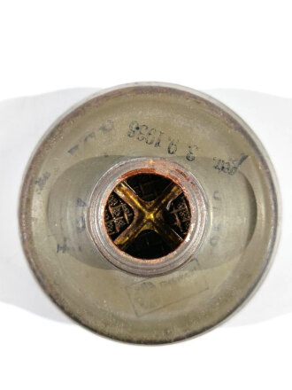 Reichswehr Filtereinsatz / Gasmaskenfilter datiert 1938