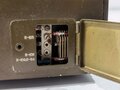 Ungarn Nachkrieg, Sendeverstärker zum Tornisterfunkgerät R-109 . Originallack Funktion nicht geprüft