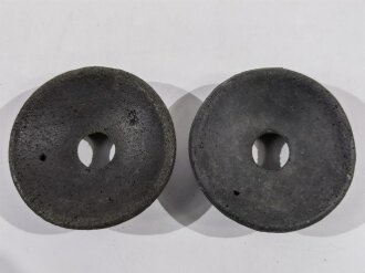 NVA, Russland, Paar Gummipolster für Funkkopfhörer , weich, Aussendurchmesser 90mm