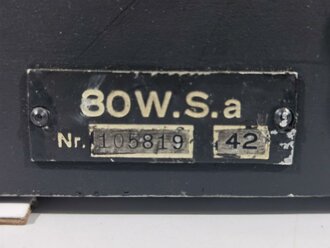 80 Watt Sender a datiert 1942 ( für...