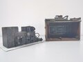 British WWII Fullerphone MK IV. Used, original paint, uncleaned, function not tested