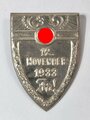 Blechabzeichen "12.November 1933 Ja!""