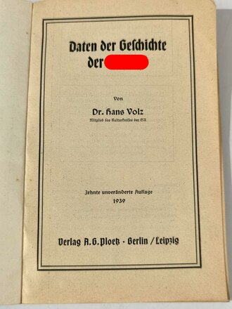 "Daten der Geschichte der NSDAP" Verlag Ploetz,...