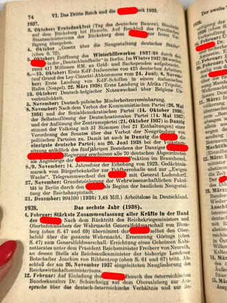 "Daten der Geschichte der NSDAP" Verlag Ploetz, 1939 mit 130 Seiten