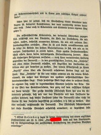 "Über nordische Gotterkenntnis" Nordland Verlag , 14 Seiten