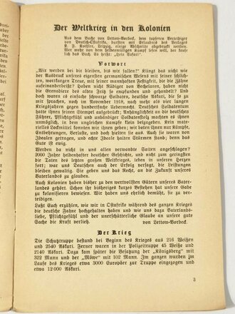 "Auch hier liegt unser Lebensraum" Deutschlands Kolonien von Major a.D. Paul Schnoeckel, 32 Seiten