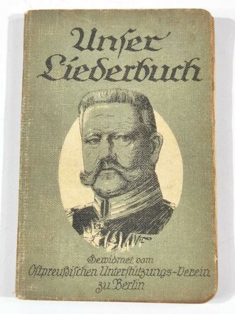 1.Weltkrieg, "Unser Liederbuch" Kleinformat, 160 Seiten