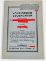 "Das Programm der NSDAP"  und seine weltanschaulichen Grundgedanken von 1930. Sehr guter Zustand