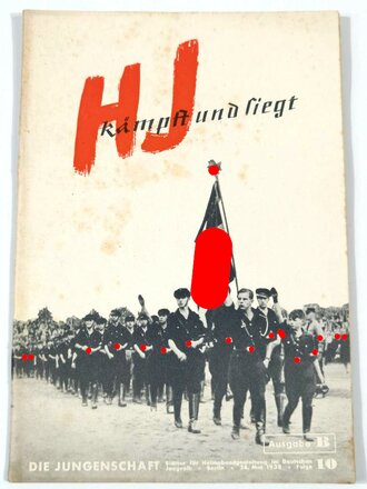 "Die Jungenschaft" Blätter für Heimabendgestaltung im Deutschen Jungvolk vom 28.Mai 1938