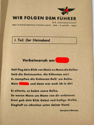 "Die Jungenschaft" Blätter für...