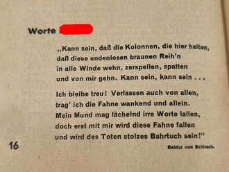 "Die Jungenschaft" Blätter für Heimabendgestaltung im Deutschen Jungvolk vom 14.April 1937