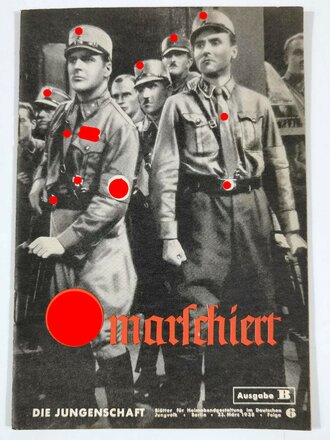 "Die Jungenschaft" Blätter für Heimabendgestaltung im Deutschen Jungvolk vom 23.März 1938