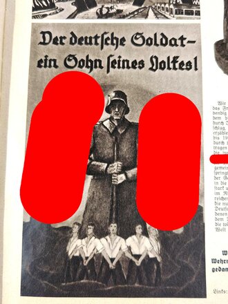 "Volksgemeinschaft-Wehrgemeinschaft" DIN A4 Heft mit 48 Seiten