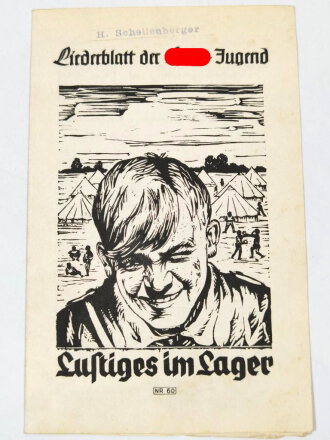 Liederblatt der Hitler-Jugend Nr.60