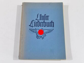 Liederbuch Hitlerjugend, 280 Seiten, Buchrücken löst sich