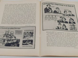 "Neues Volk" Blätter des rassenpolitischen Amtes der NSDAP, Ausgabe aus Juli 1936 mit 48 Seiten