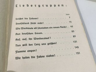 "Wir wandern und singen" Liederbuch der NS...