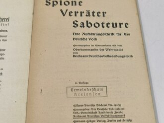 "Spione, Verräter, Saboteure" Eine...