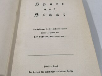 Sammelbilderalbum " Sport und Staat" Band 1 und 2, jeweils komplett