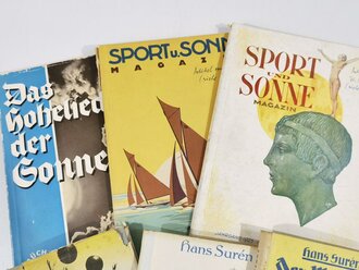 Konvolut 6 Bücher/ Hefte zum Thema Sport und Sonne,...
