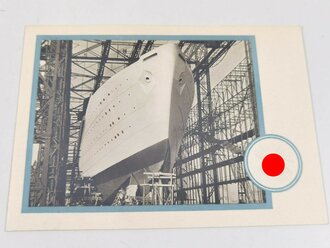 NS Gemeinschaft "Kraft durch Freude" Einladung zum Stapellauf unseres zweiten Schiffes auf der Howaldwerft in Hamburg am 29.März 1938