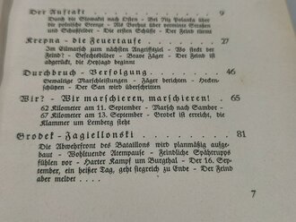 "Die Sturmfahrt unserer Gebirgsjäger durch Polen" Gefechts- und Erlebnisbericht des II.Gegirgsjäger Regiment 100 mit 149 Seiten
