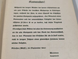 "Tagebuch Nachrichten Abteilung 16" August 1939-September 1940 mit 153 Seiten