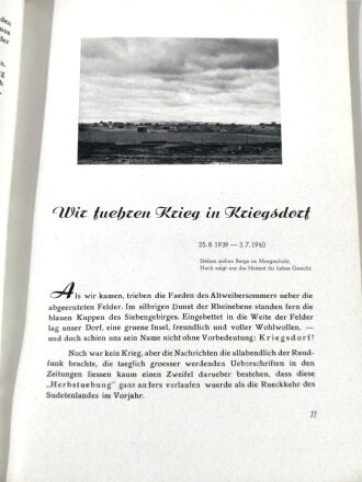 "Von Kriegsdorf zum Kanal" Tagebuch einer Flakbatterie mit 44 Seiten