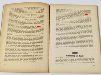 "Mit den Kradschützen in Polen" Erlebnisse der 1. ( Kradsch. ) Kp Sch.Rgt.2 " datiert 1939 mit 82 Seiten