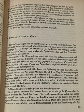 "Späh Trupp voraus" vom Einsatz einer Panzer Aufklärungs Abteilung in Holland, Belgien und Frankreich 1940" mit 124 Seiten