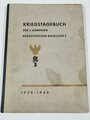 "Kriegstagebuch der 3.Kompanie Kradschützen Bataillon 3" 1939-1940. DIN A4 mit 61 Seiten