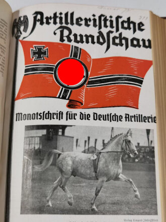 Artilleristische Rundschau 1938, gebundene Ausgabe