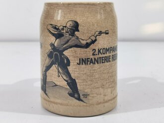 Bierkrug " 2.Kompanie Infanterie Regiment 19...